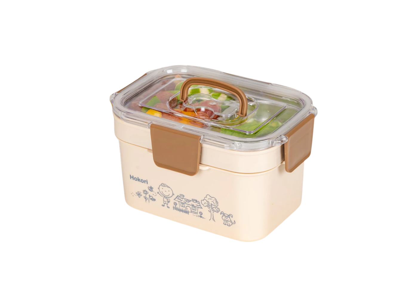 Hộp cơm inox 2 tầng Hokori Việt Nhật 6566